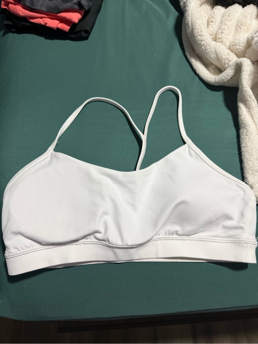 Lululemon White Women's Padded Strappy Bralette